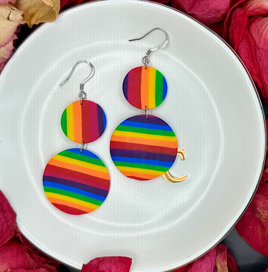 Pride Circle Dangles